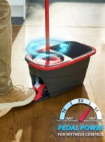 Balai Vileda à pédale avec seau essoreur – Image 2