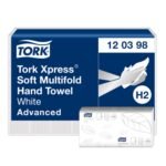 Essuies-Mains soft PliageZ Tork 2 couches, 3780 feuilles.